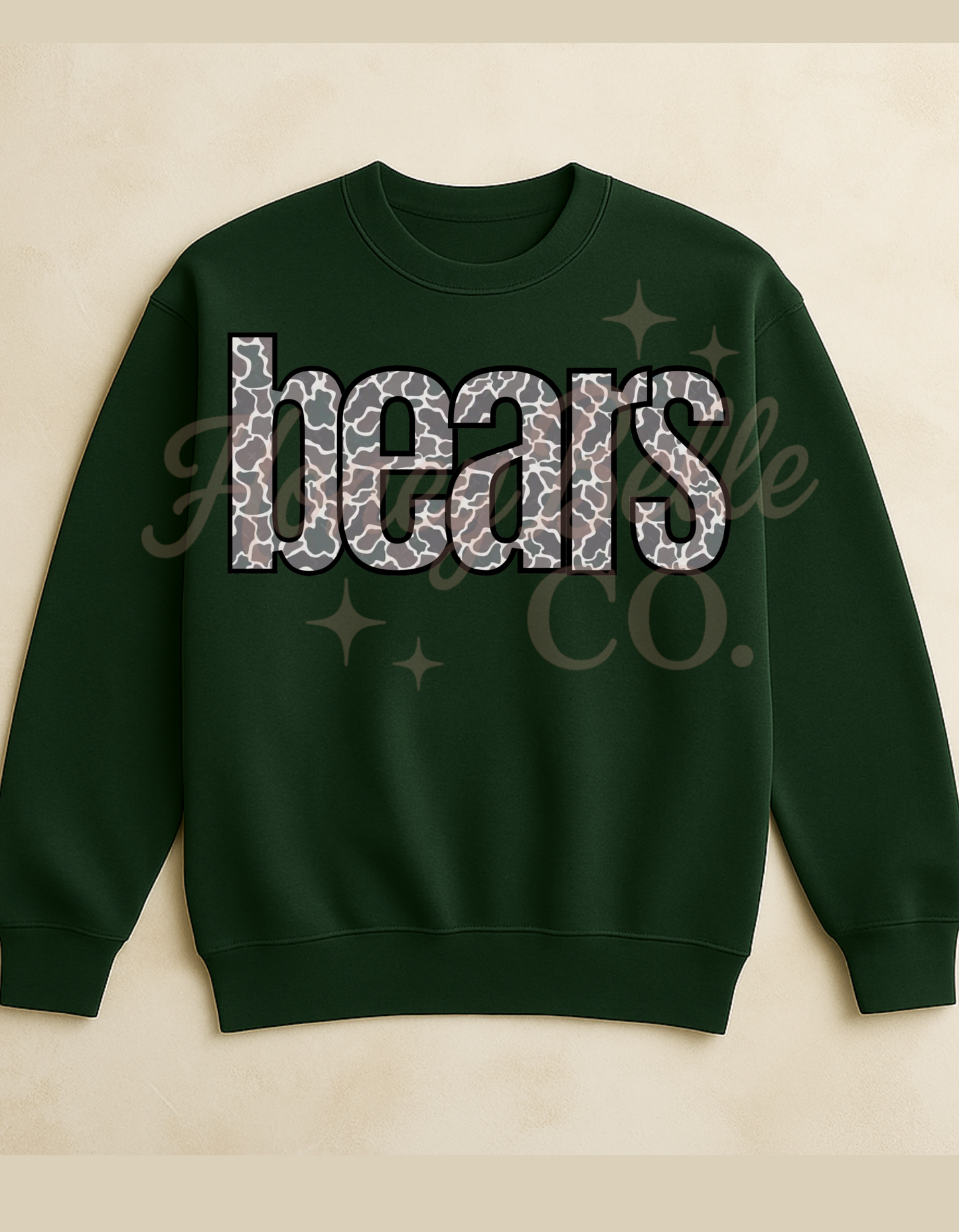 BEARS - CAMO CREWNECK
