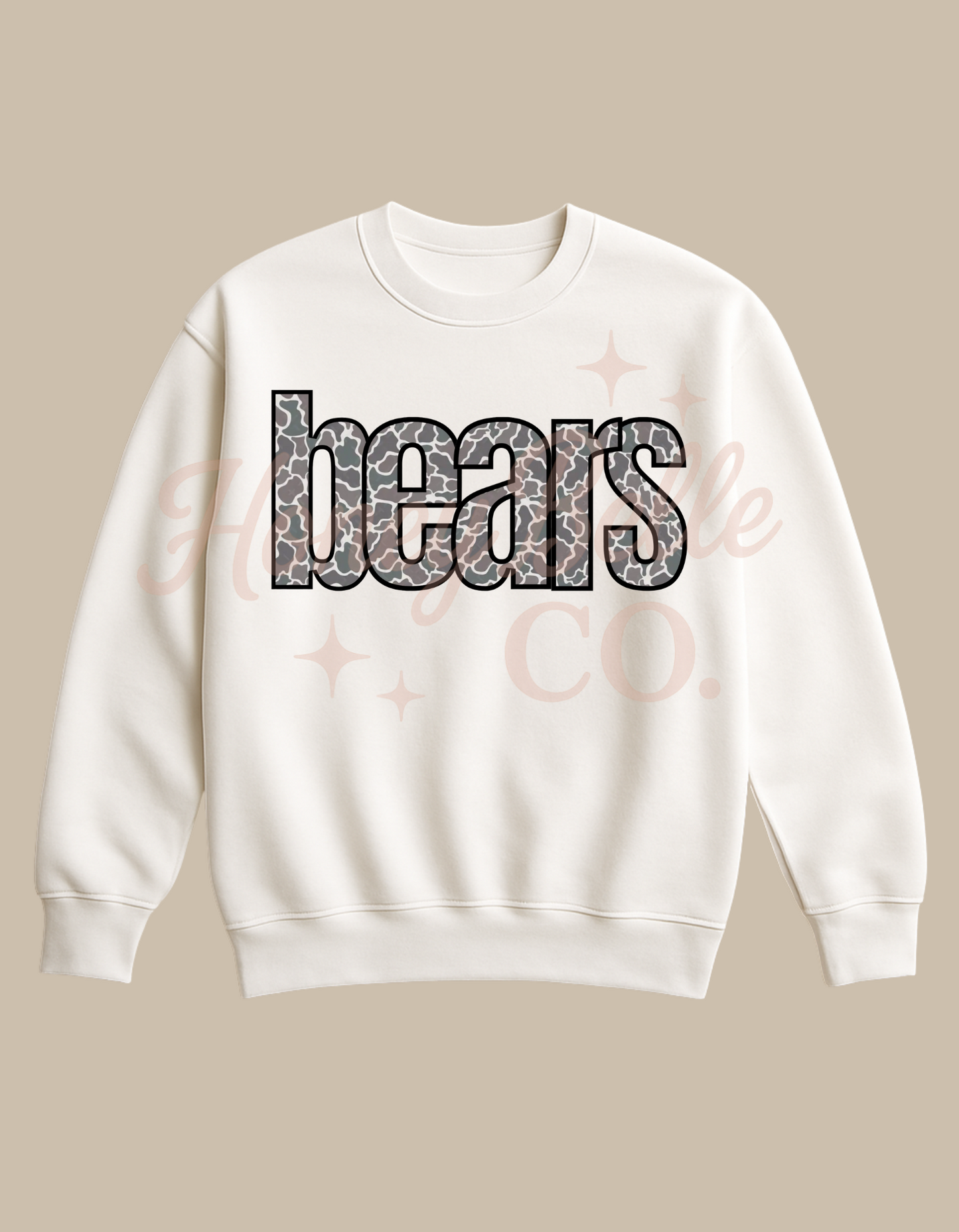 BEARS - CAMO CREWNECK