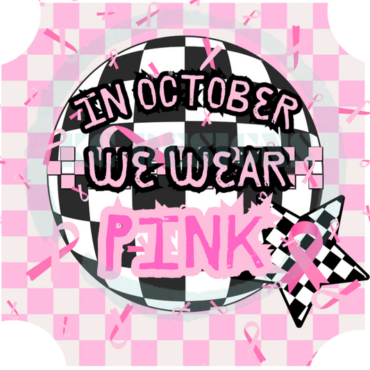 PINK OUT DISCO - DIRECT TO FILM PRINT