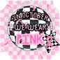 PINK OUT DISCO - DIRECT TO FILM PRINT