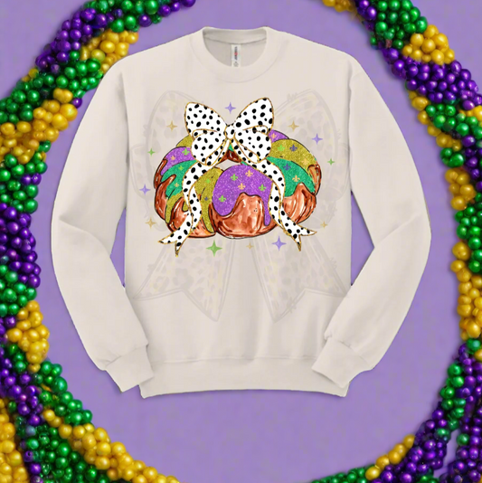 KING CAKE - CREWNECK