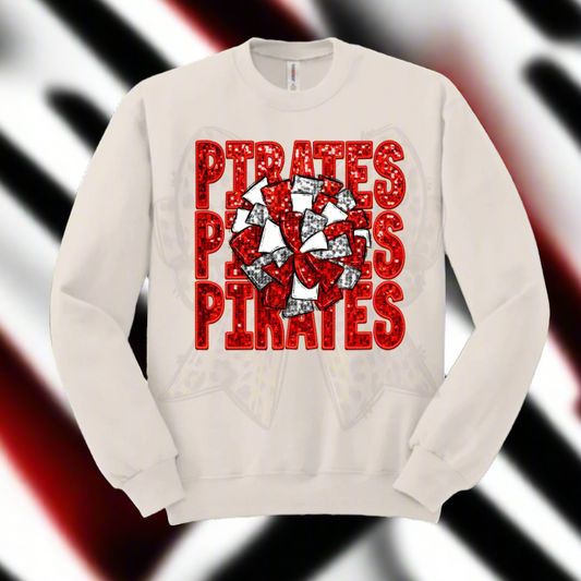 PIRATE POM POM - CREWNECK